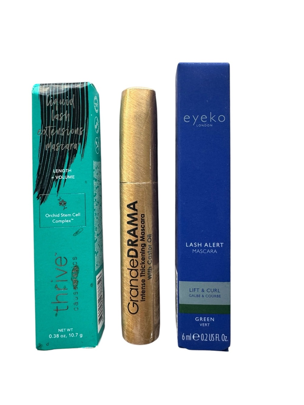 New Mascara Bundle Thrive Mascara GrandeDrama Mascara Eyeko Mascara New